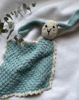 Organic Cotton Baby Rattle - Sleepy Buuny