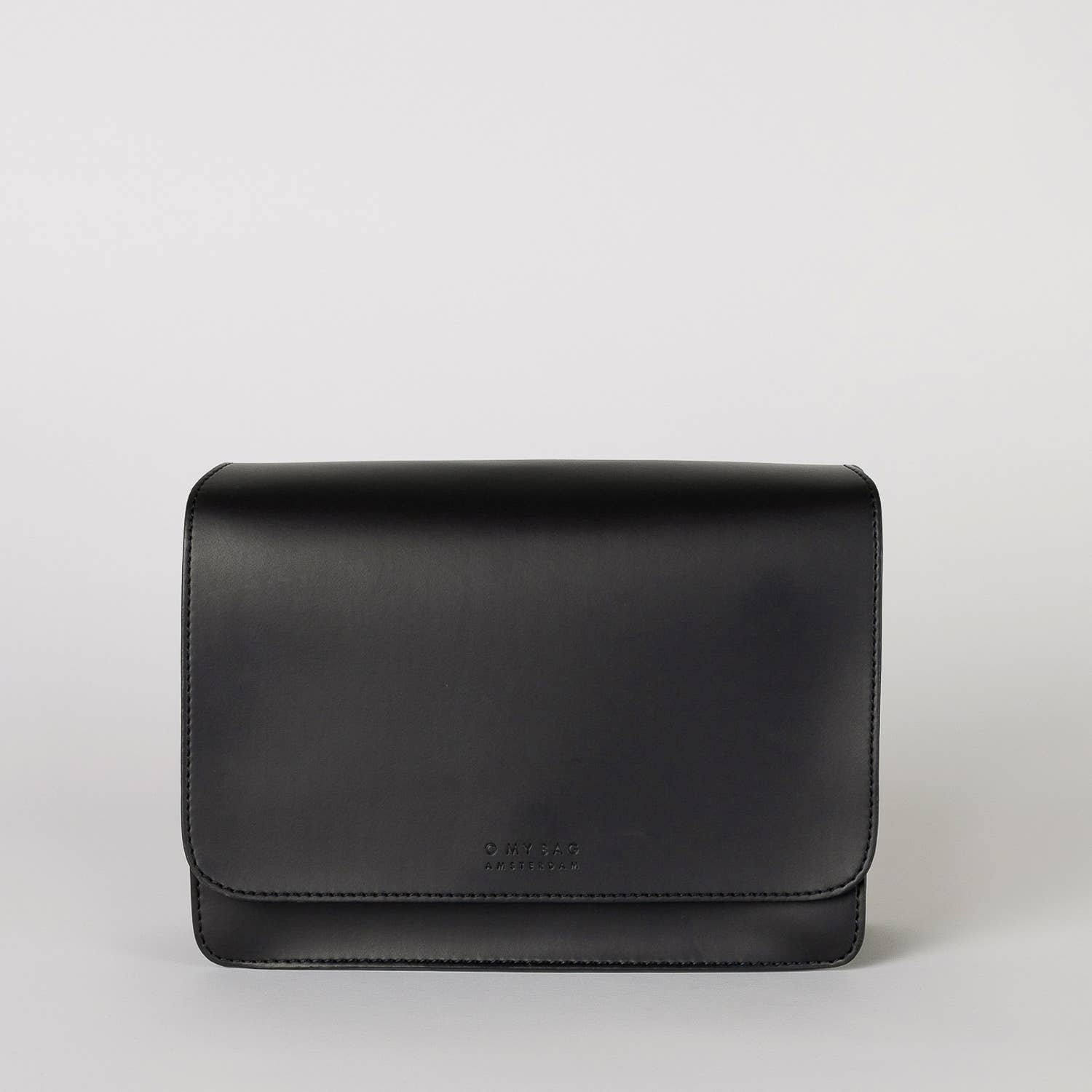 Leather Satchel/Crossbody Black