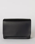 Leather Satchel/Crossbody Black