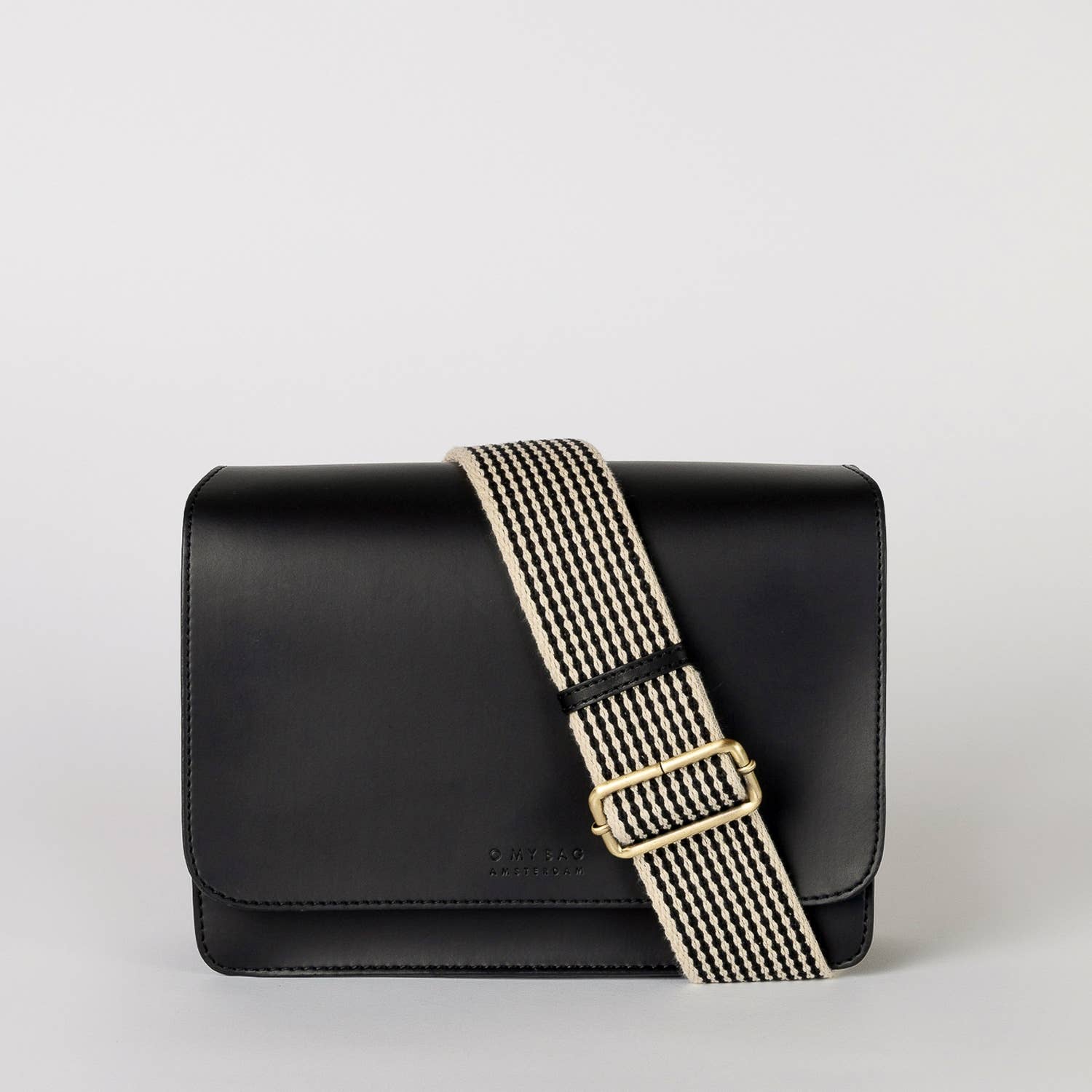 Leather Satchel/Crossbody Black
