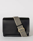 Leather Satchel/Crossbody Black