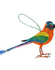 Blue Crowned MotMot Bird Fairtrade Ornament