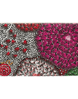 Cotton Zip Bag - Aboriginal Art - Coral Hayes