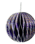 Indigenous Art Glitter Honeycomb Christmas Ball - Cedric Varcoe