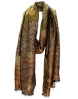 Fine Lenzig Modal Scarf - Indigenous Artists Damien & Yilpi Marks