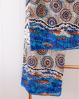 Organic Cotton Scarf Indigenous Artist Bianca Gardiner-Dodd