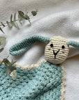 Organic Cotton Baby Rattle - Sleepy Buuny