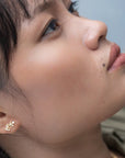 Mustard Seed Post Earrings - Gold