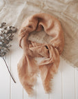 Lightweight Linen Scarf - Terracotta