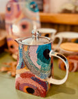 Fine Bone China Teapot - Artwork by Marianne Burton