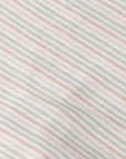 natural cotton stripes close up