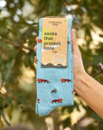 Socks that Protect Lions - Blue