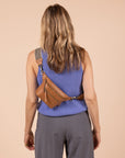 Cross Body Bag - Cognac - Vegan Leather