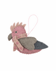 Pink Galah Christmas Decoration