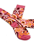 Crew Socks with Aboriginal design