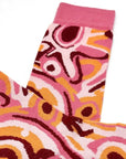 Indigenous Art Cotton Socks - Cedric Varcoe