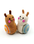 Baby Rattle - Organic Cotton - Snail