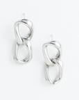 Link Earings in Silver