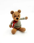 Organic Cotton Bear with Jumper - Green