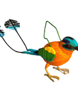 Blue Crowned MotMot Bird Fairtrade Ornament