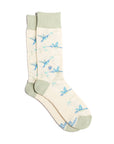 Socks that Protect Pollinators (Beige Hummingbirds)