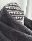 Alpaca Classic Scarf - Charcoal