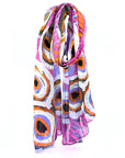 Organic Cotton Scarf Indigenous Artist Murdie Nampijinpa Morris
