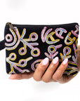 Cosmetic Bag - Velvet - Theo (Faye) Nangala Hudson