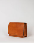 Leather Satchel/Crossbody Cognac
