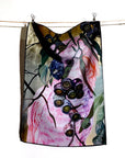 Cotton Tea Towel Indigenous Artist Print by Leah Anketell