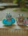 Organic Cotton Butterfly Rattle