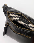 Cross Body Bag - Black - Vegan Leather