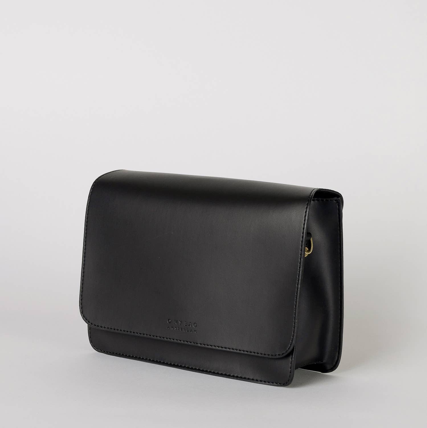 Leather Satchel/Crossbody Black