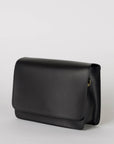 Leather Satchel/Crossbody Black