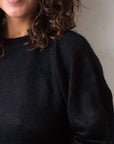 Alpaca Wool Classic Jumpers - Black