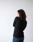 Alpaca Wool Classic Jumpers - Black