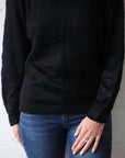 Alpaca Wool Classic Jumpers - Black