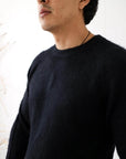 Alpaca Wool Classic Jumpers - Black
