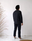 Alpaca Wool Classic Jumpers - Charcoal