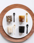 Handcrafted Polished Salt Cellar & Spoon