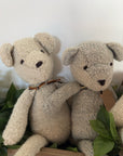 Teddy Bear Ditsy Bear - Cream, Latte & Grey