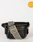 Cross Body Bag - Black - Vegan Leather