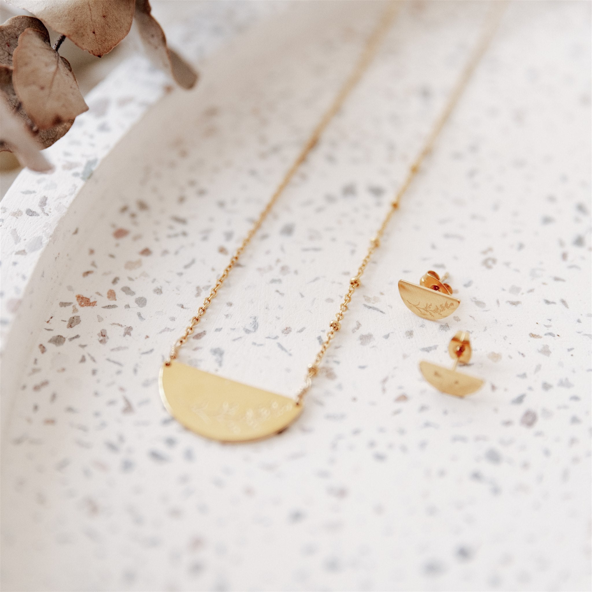 Mustard Seed Necklace - Gold
