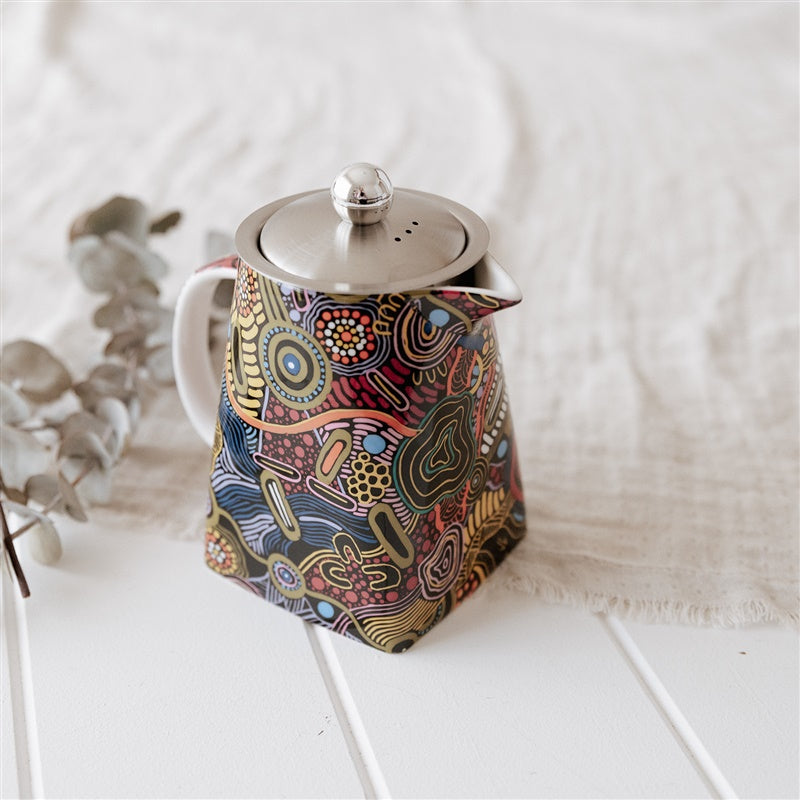 Aboriginal Art Gifts & Homewares Australia Justin Butler Teapot The