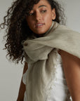 Linen Scarf - Natural Flax