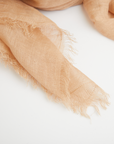 Lightweight Linen Scarf - Terracotta