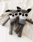 Upcycled Fabric Toy Racoon