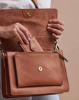 Harmonica Wallet - Cognac