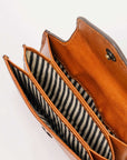 Harmonica Wallet - Cognac