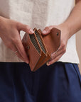 Harmonica Wallet Cognac